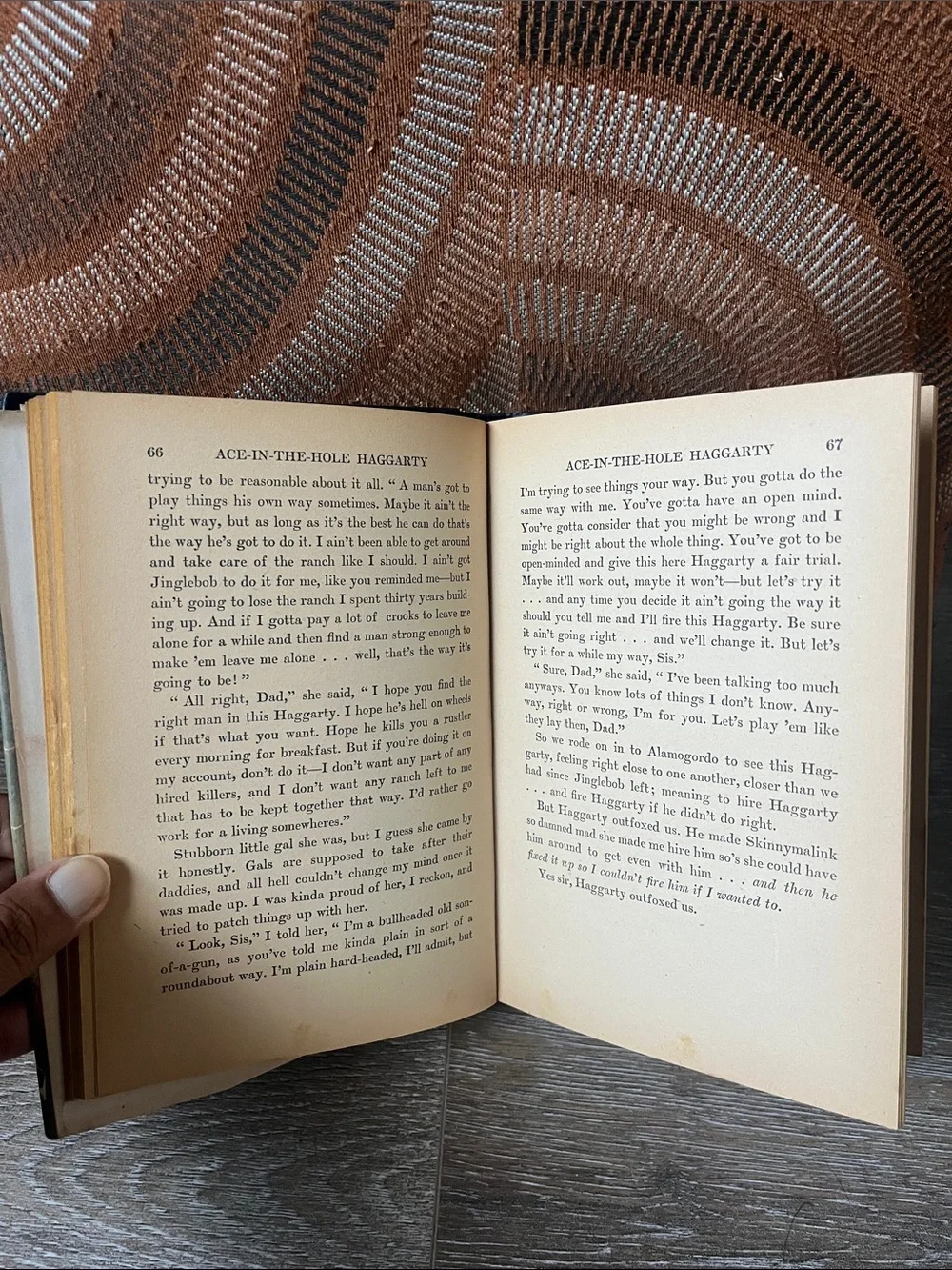 Ace-in-the-Hole Haggarty by R.M. Hankins 1945[First Edition] [Hardcover]